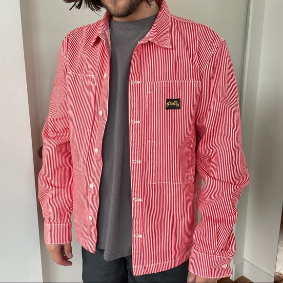 NWOT Stan Ray Painter Stripe Chore Jacket - Picture 2 of 7
